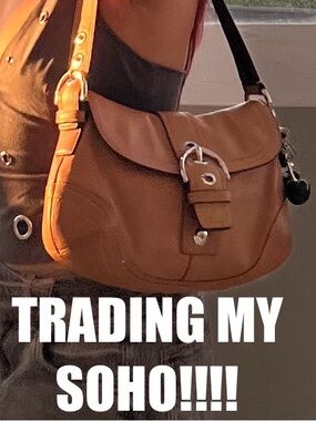 Y2K Coach Leather Soho in Tan